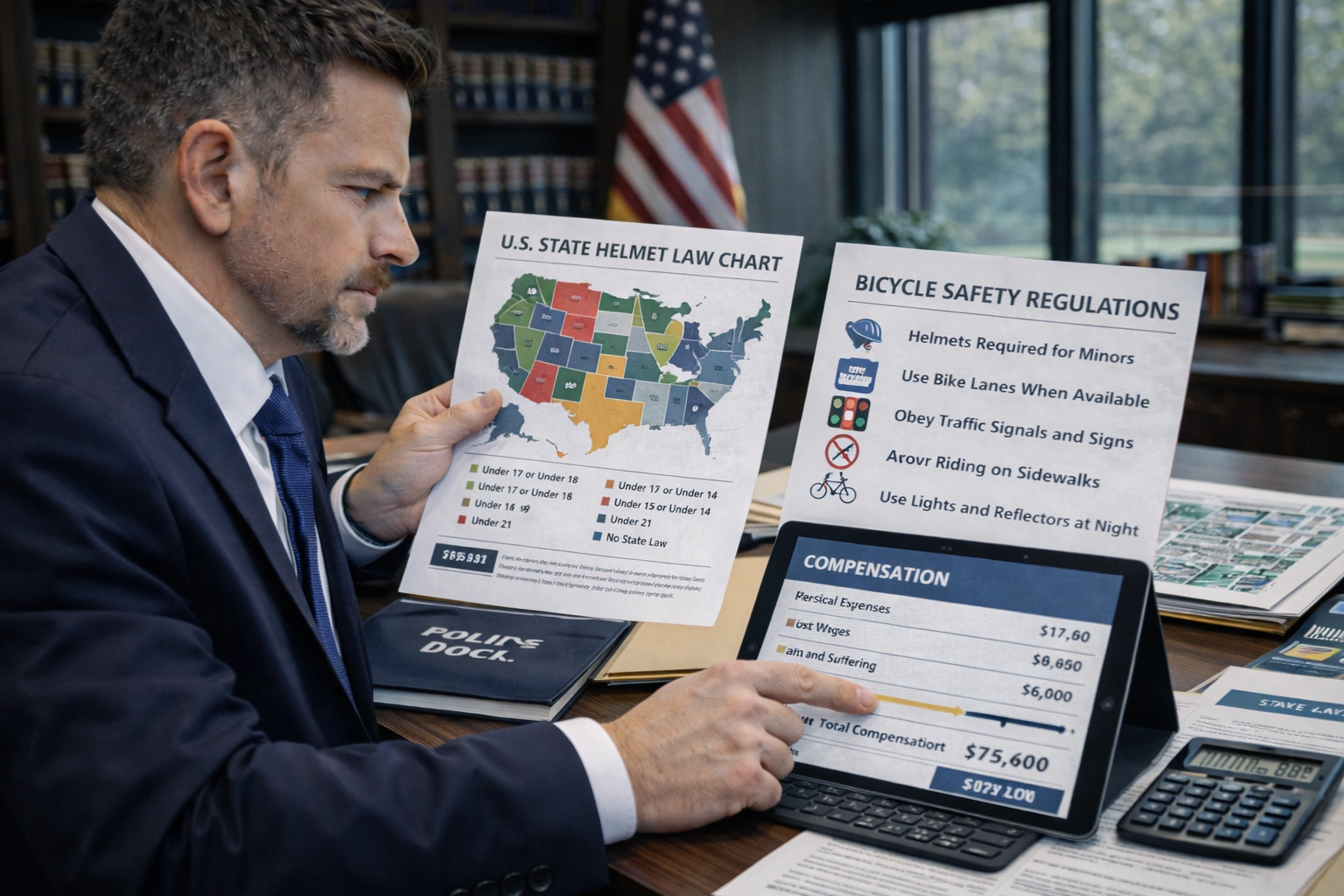 Bicycle Helmet Laws by State hero image