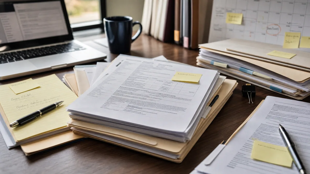 Documentary-style legal process scene for "Comparative Negligence Explained".