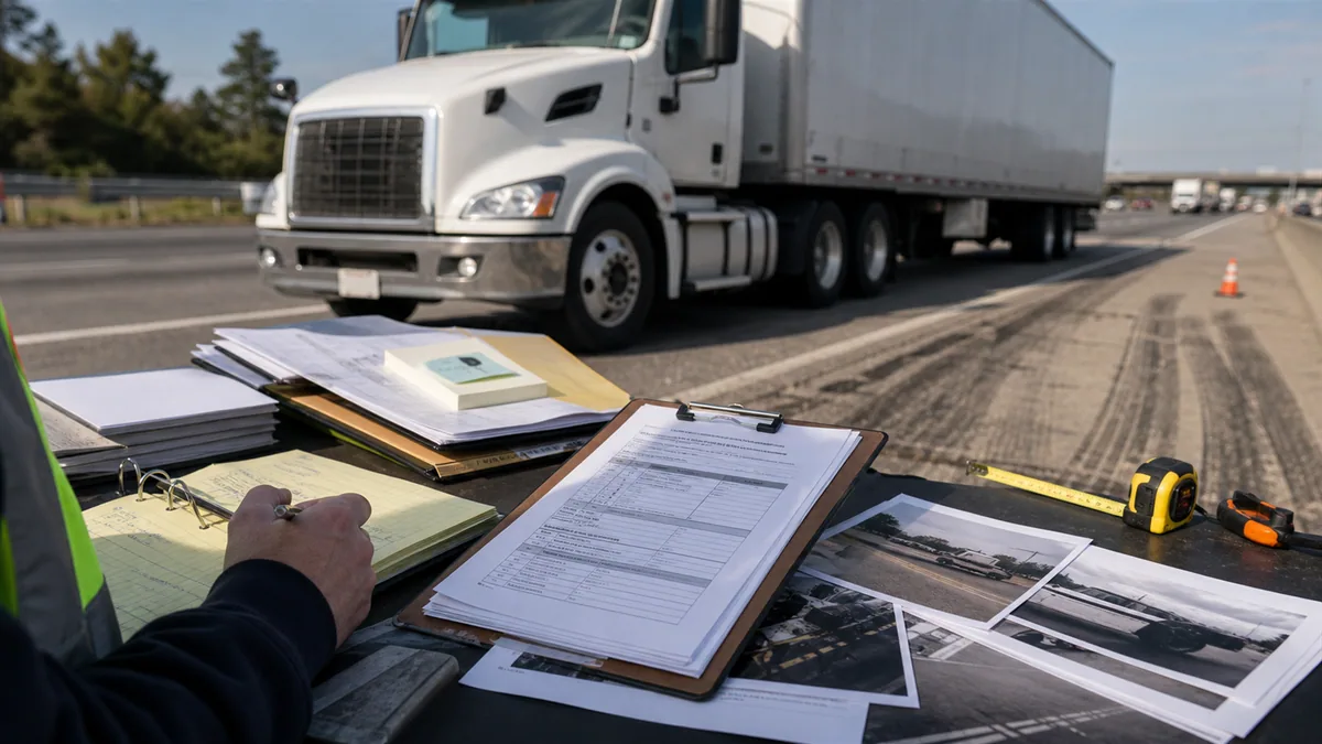 Documentary-style truck accidents scene for "Do I Need a Truck Accident Lawyer?".