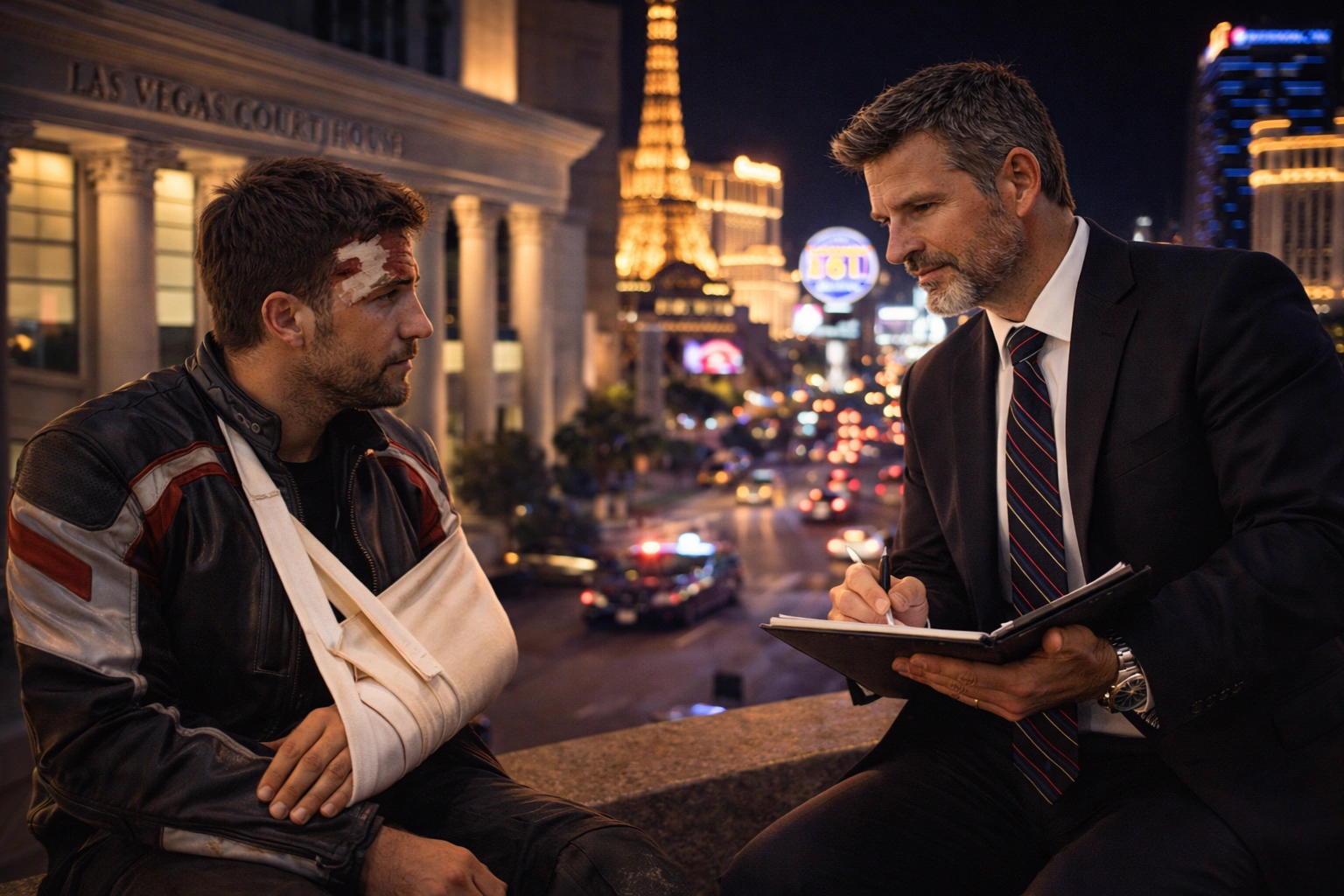 Las Vegas Motorcycle Injury Lawyer: Hiring Guide (Strip & Locals) hero image