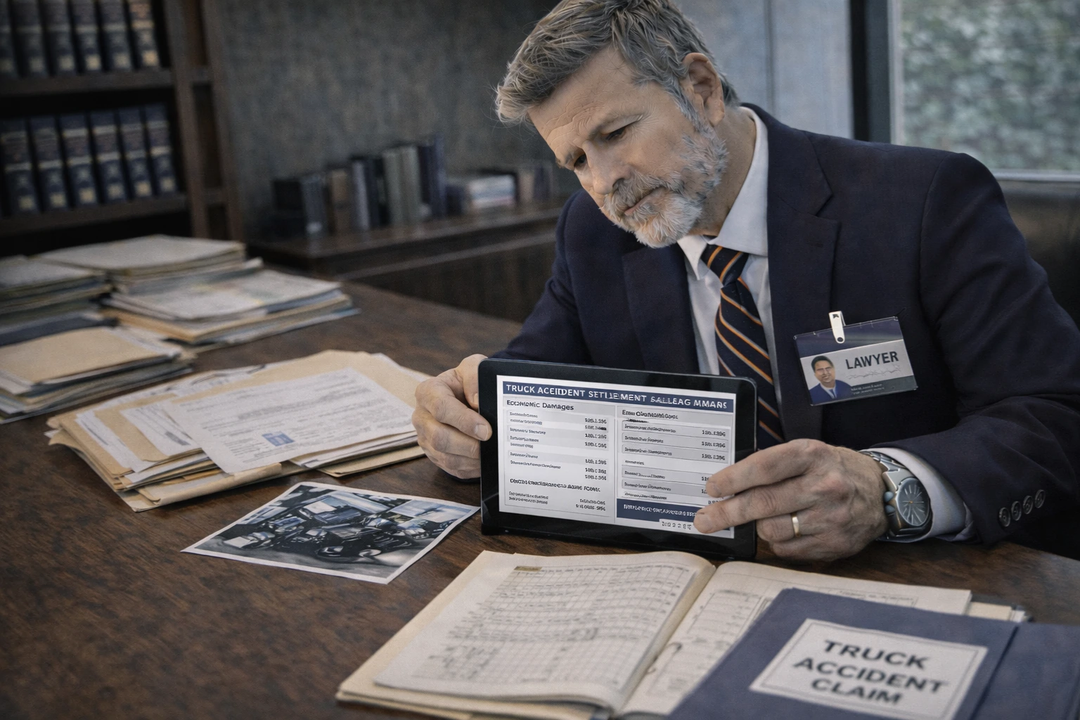 Truck Accident Settlement Calculator hero image