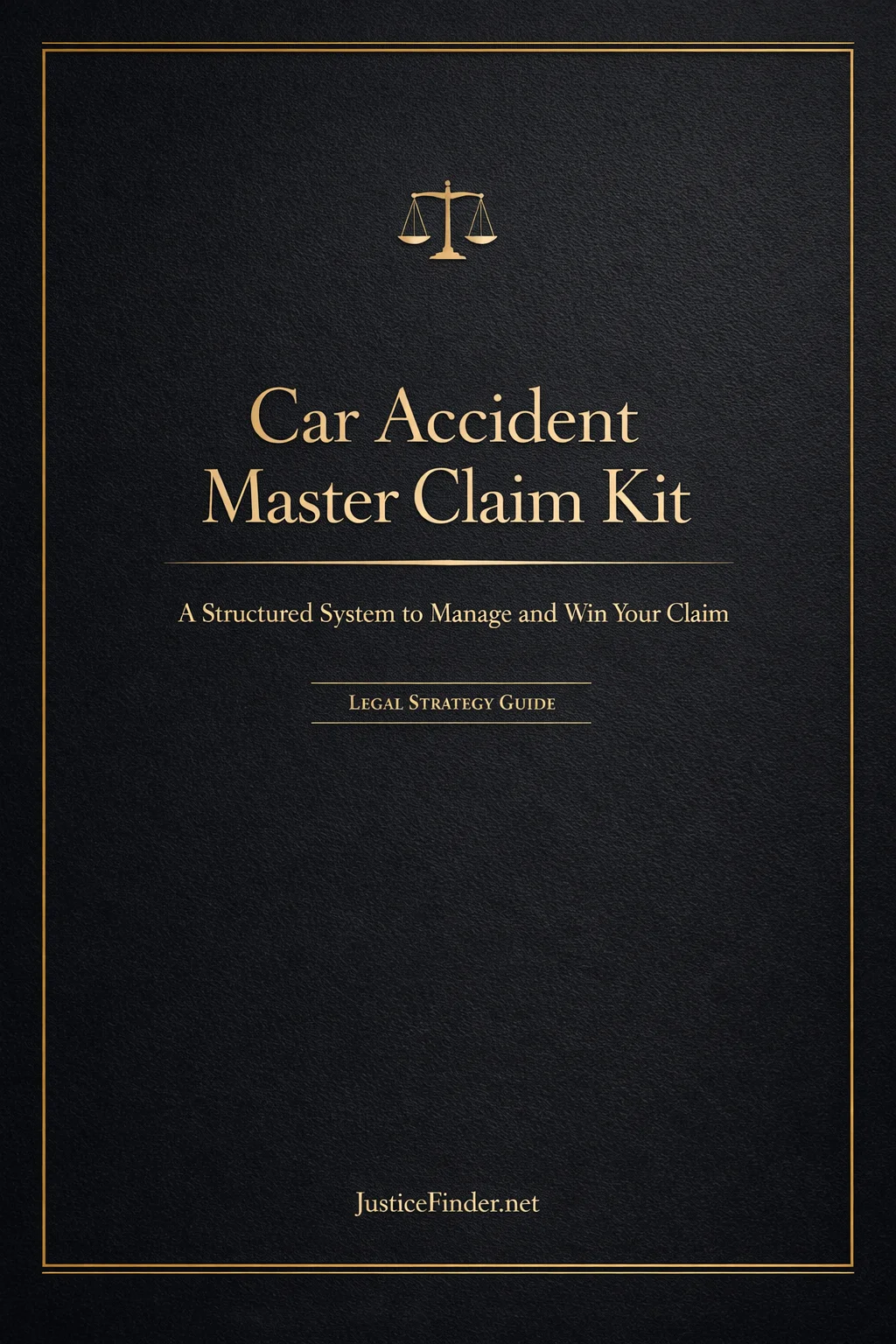 Car Accident Master Claim Kit cover